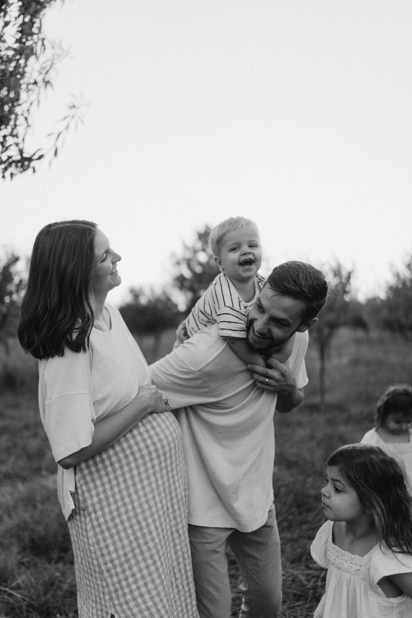 Annonce d'une grossesse, famille