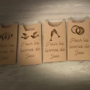 Étui pour mouchoir - larmes de joie