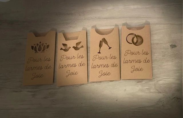 Étui pour mouchoir - larmes de joie