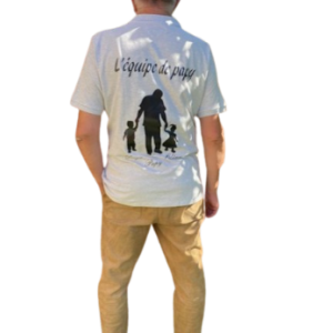 Polo personnalisé l'équipe de papy