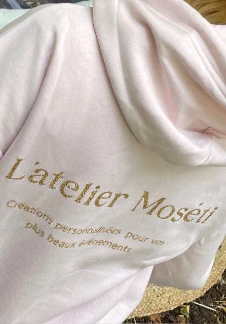 Sweat personnalisé l'atelier moséti